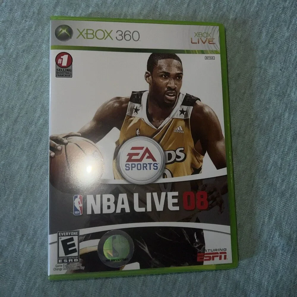 NBA Live 08 Microsoft Xbox 360 Video Game Basketball Sports